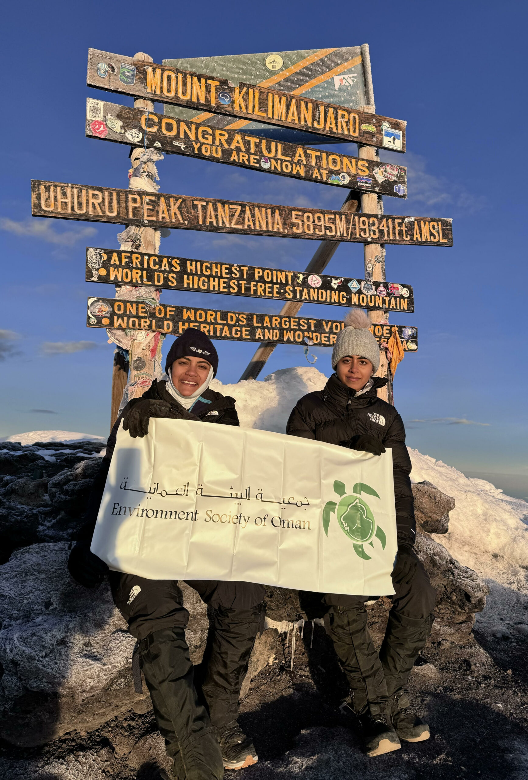 Climbing for a cause: miniý sisters summit Kilimanjaro